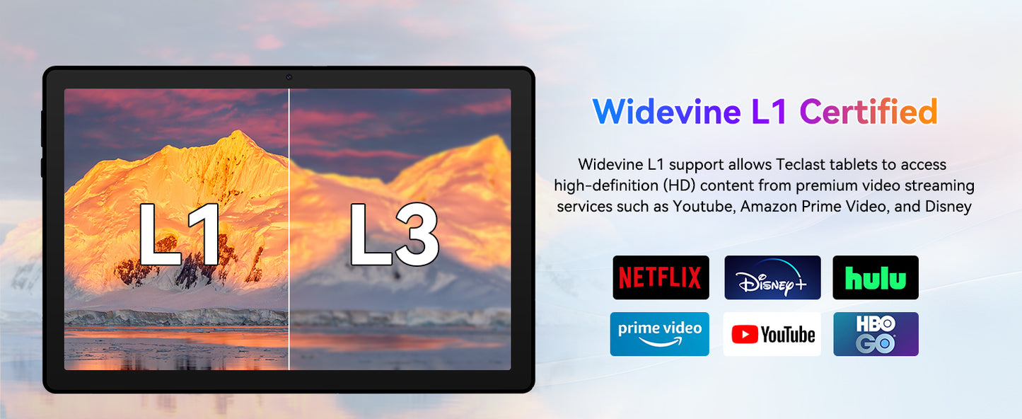 URAO A7 11 Inch Android Tablet 16GB RAM 128GB ROM 1TB Expansion