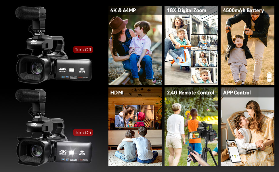 UHD 4k Video Camera Camcorder