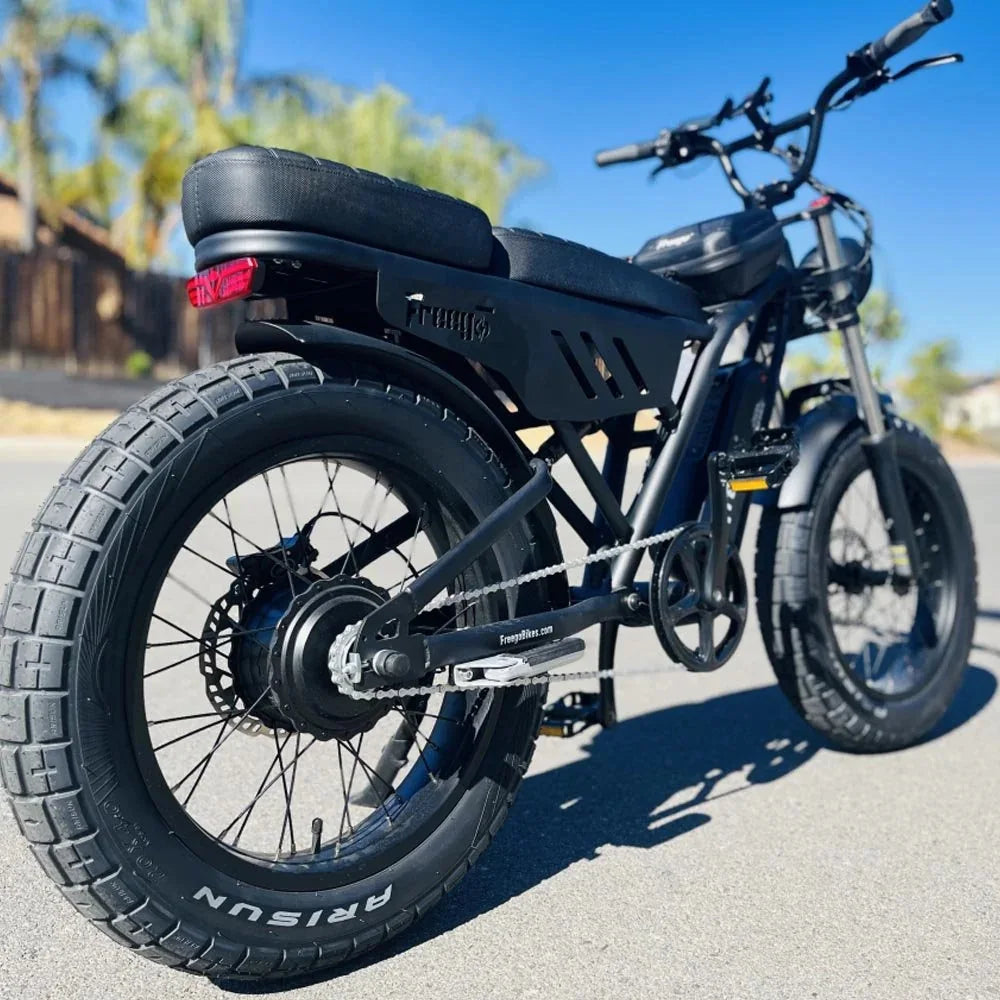 New FREEGO F0 Electric Bike for Adults 20 Inch Fat Tire Off Road E-bicycle 48V 10.4AH Battery Powerful Mountain Electric Bicycle
