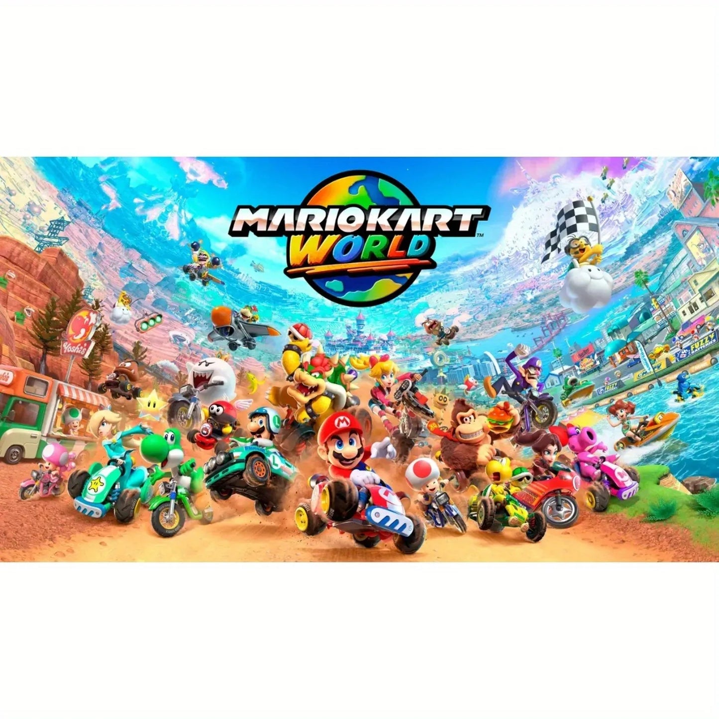 Nintendo Switch 2 Console and Mario Kart World Bundle- Hong Kong Version (HK Charger with HK to US Plug Adapter)