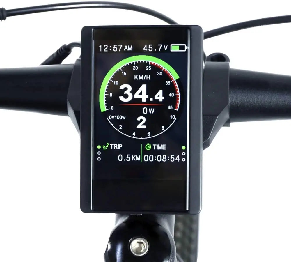 Electric Bike Speedometer with USB Port, TFT Display, P850C for BAFANG BBS, Mid Drive Hub Motor, Ebike Computer
