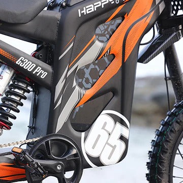 HAPPYRUN Tank G300 Pro Electric Dirt Bike 3000W Motor 72V 30Ah Battery
