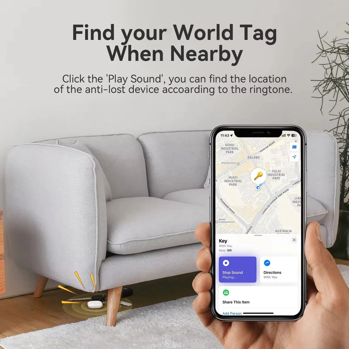 Smart Tracker For Find My APP Child/Pet Item Finder