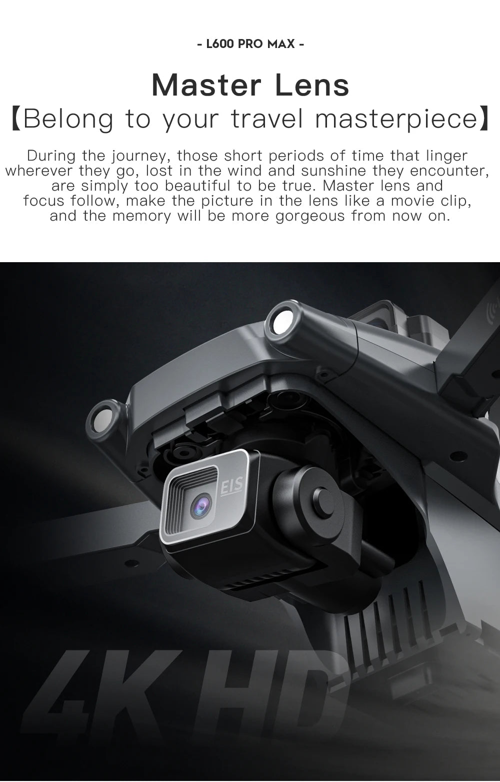 L600 PRO MAX GPS Drone Professional 4K