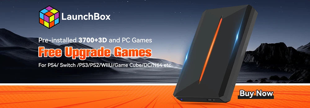 500G Retro Gaming HDD Video Game Console with 38200+Games