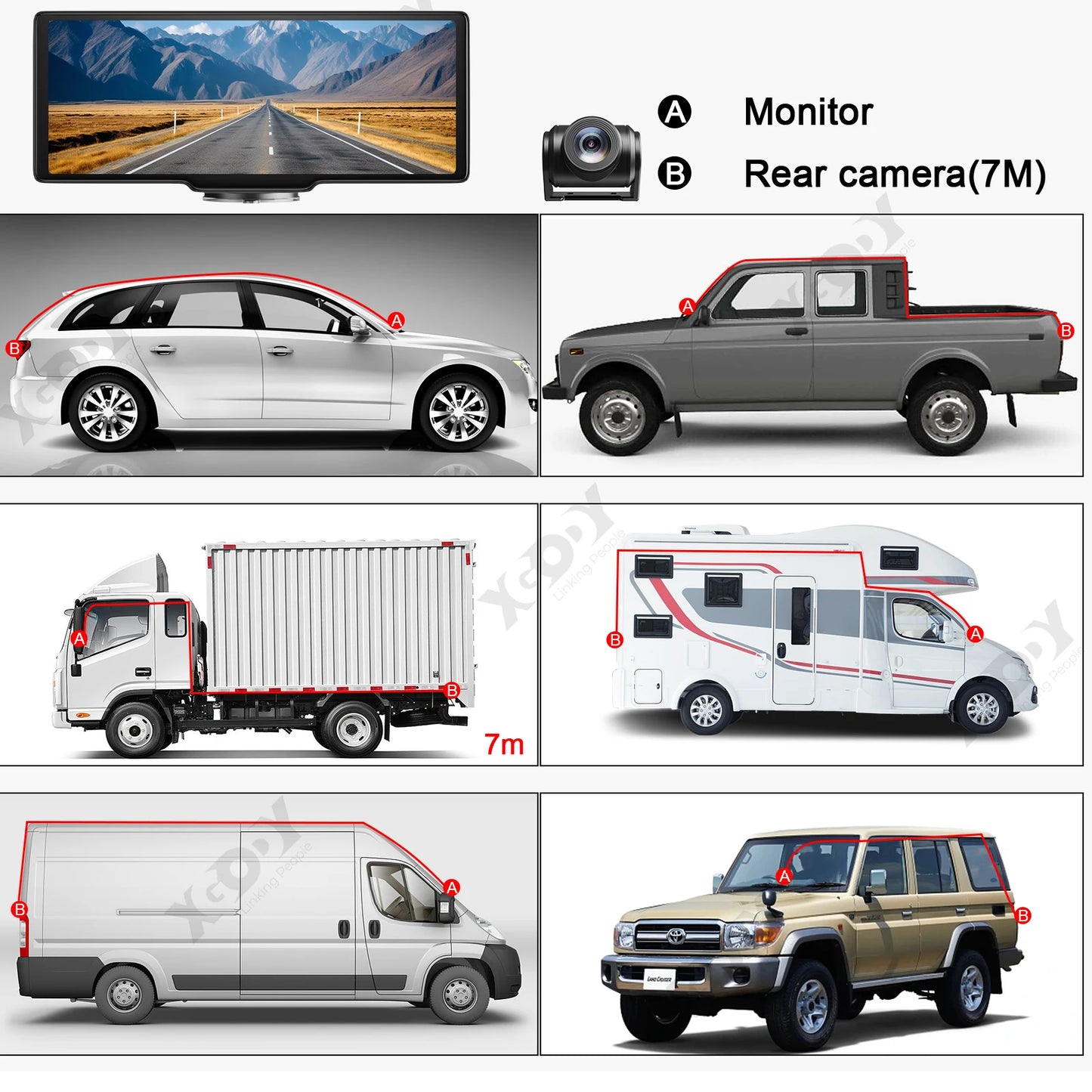 4K 10.26" Touch Screen Car DVR Dashcam