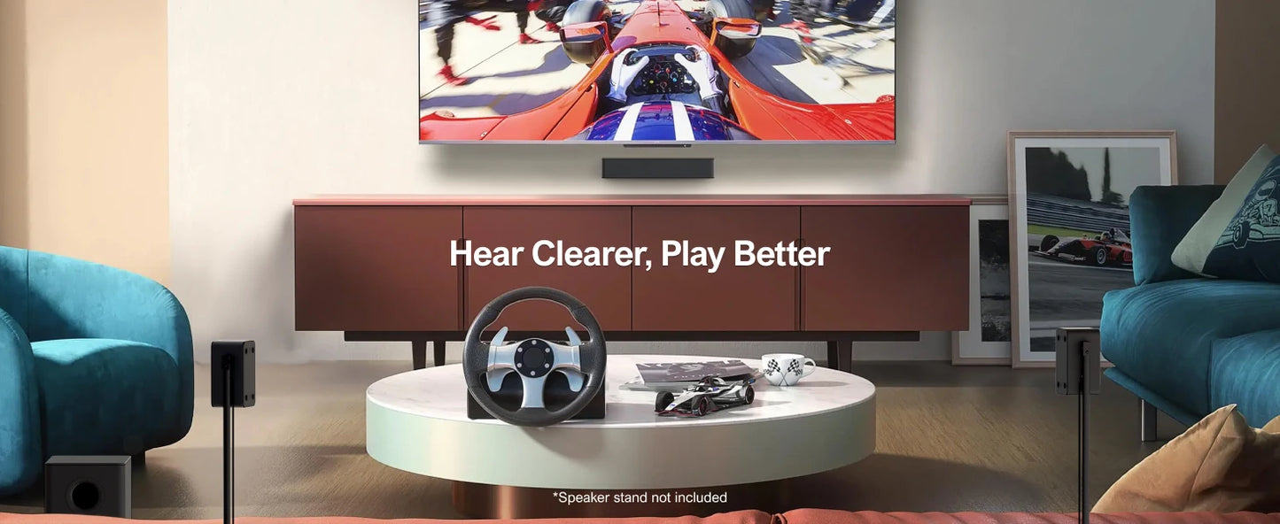 ULTIMEA 5.1 Soundbar with Dolby Atmos, 3D Surround System Soundbar for TV with Wireless Subwoofer,  APP Control, Home Theater TV
