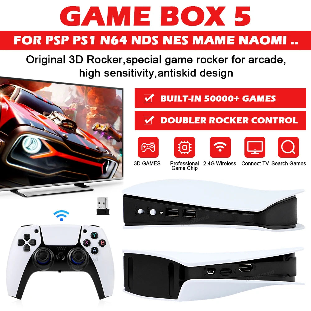 GB5 Video Game Console 256GB/128GB/64G 50000 + Retro Games