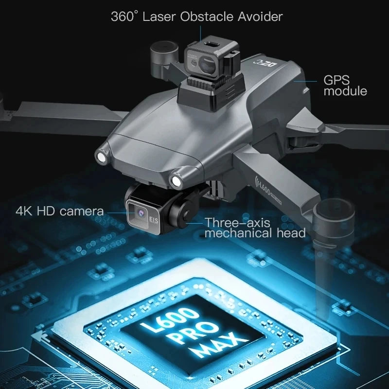 L600 PRO MAX GPS Drone Professional 4K
