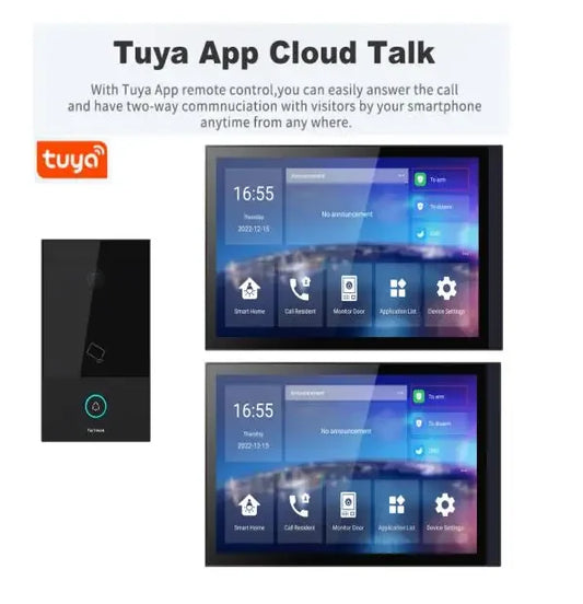 IP Video Door Phone IP54 Waterproof Digital Villa Video Door Bell Smart Home Security System Apartment Intercom