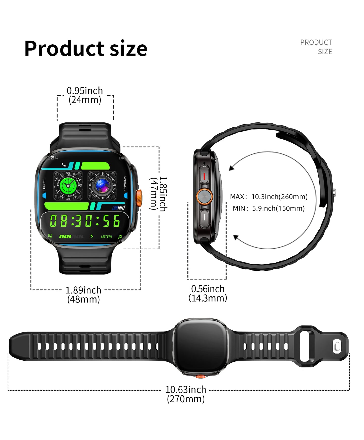 LOKMAT New APPLLP 6 MAX Android Smart Watch