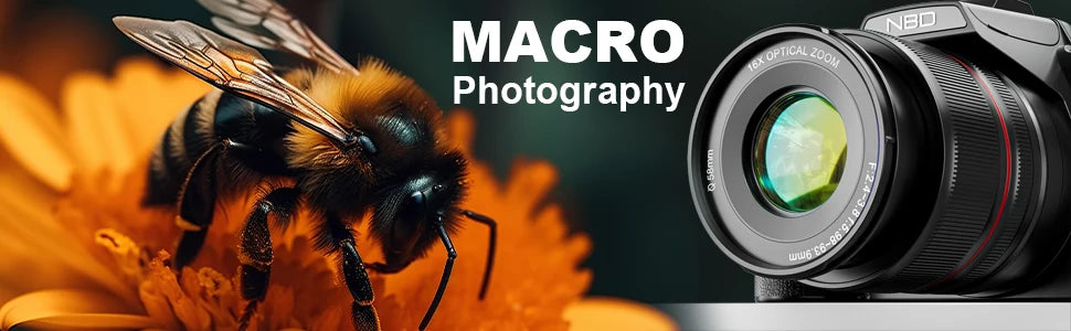 NBD 5K Digital Cameras For Photography, 64MP Vlogging Camera