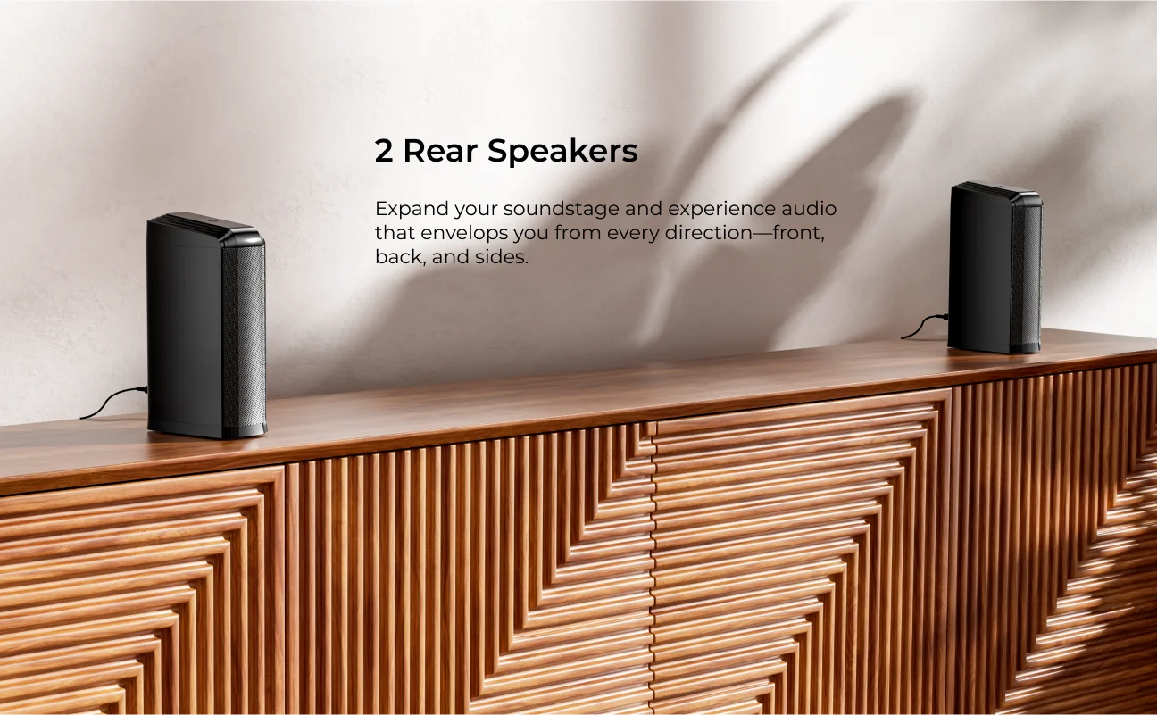 ULTIMEA 410W 7.1ch Soundbar with Wireless Subwoofer & 2 Surround Speakers, Surround Sound System Home Theater Bluetooth Speakers