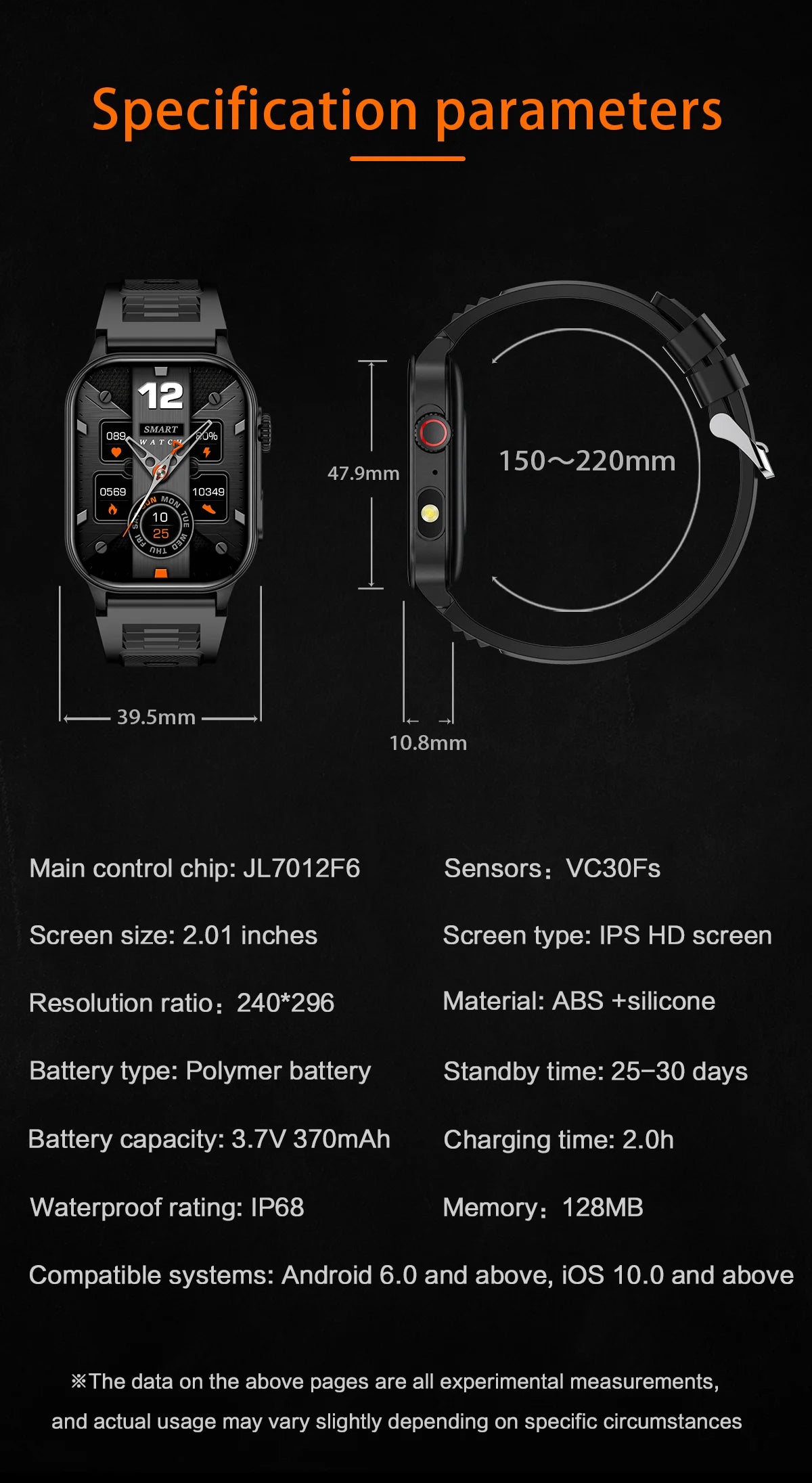 LIGE New Smart Watch LED Flashlight Military Sport Watches