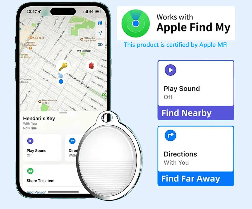 Long Distance Smart Tag GPS Tracker for Air Tag