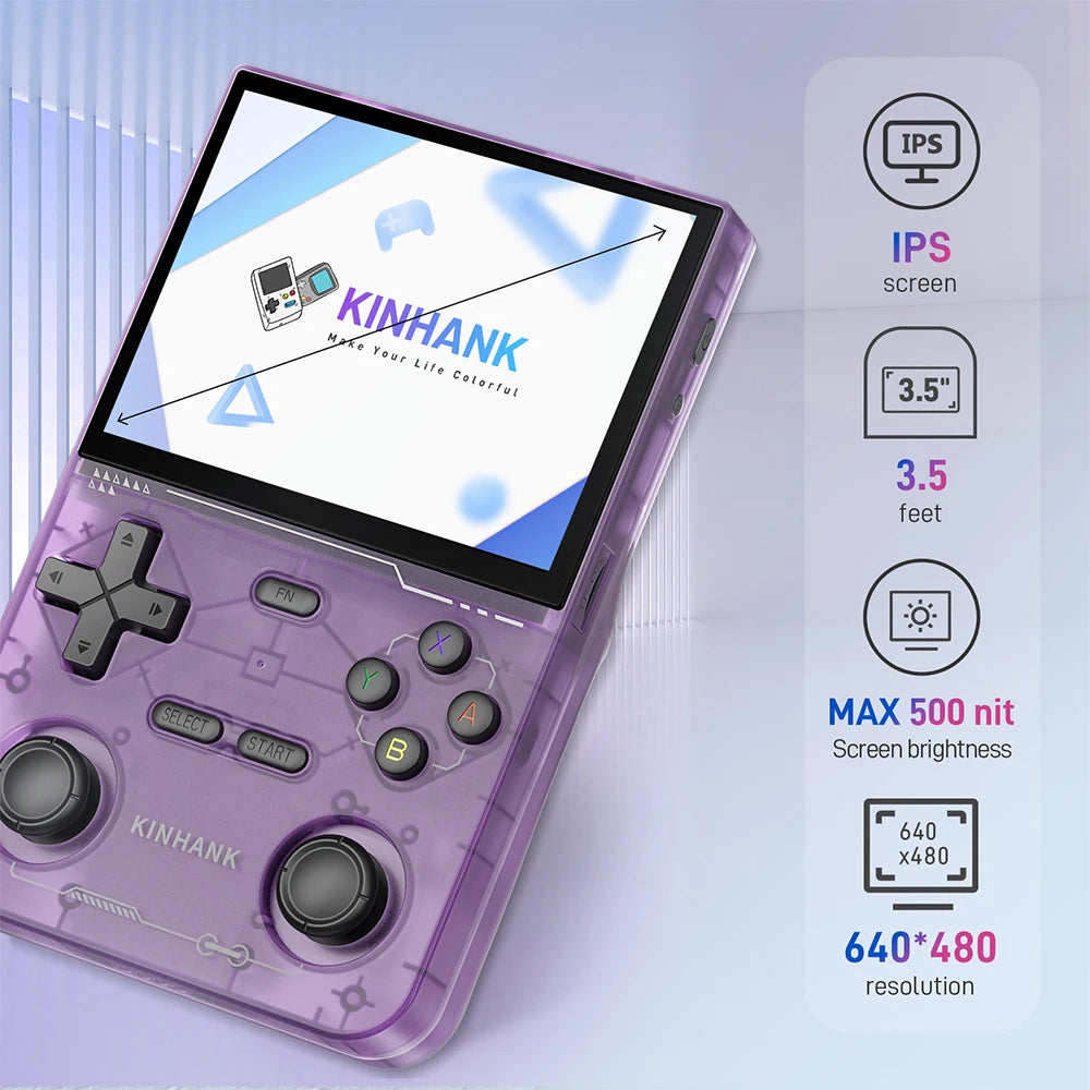 KINHANK Open Source K36 Handheld Game Console 16000 Games Emulator