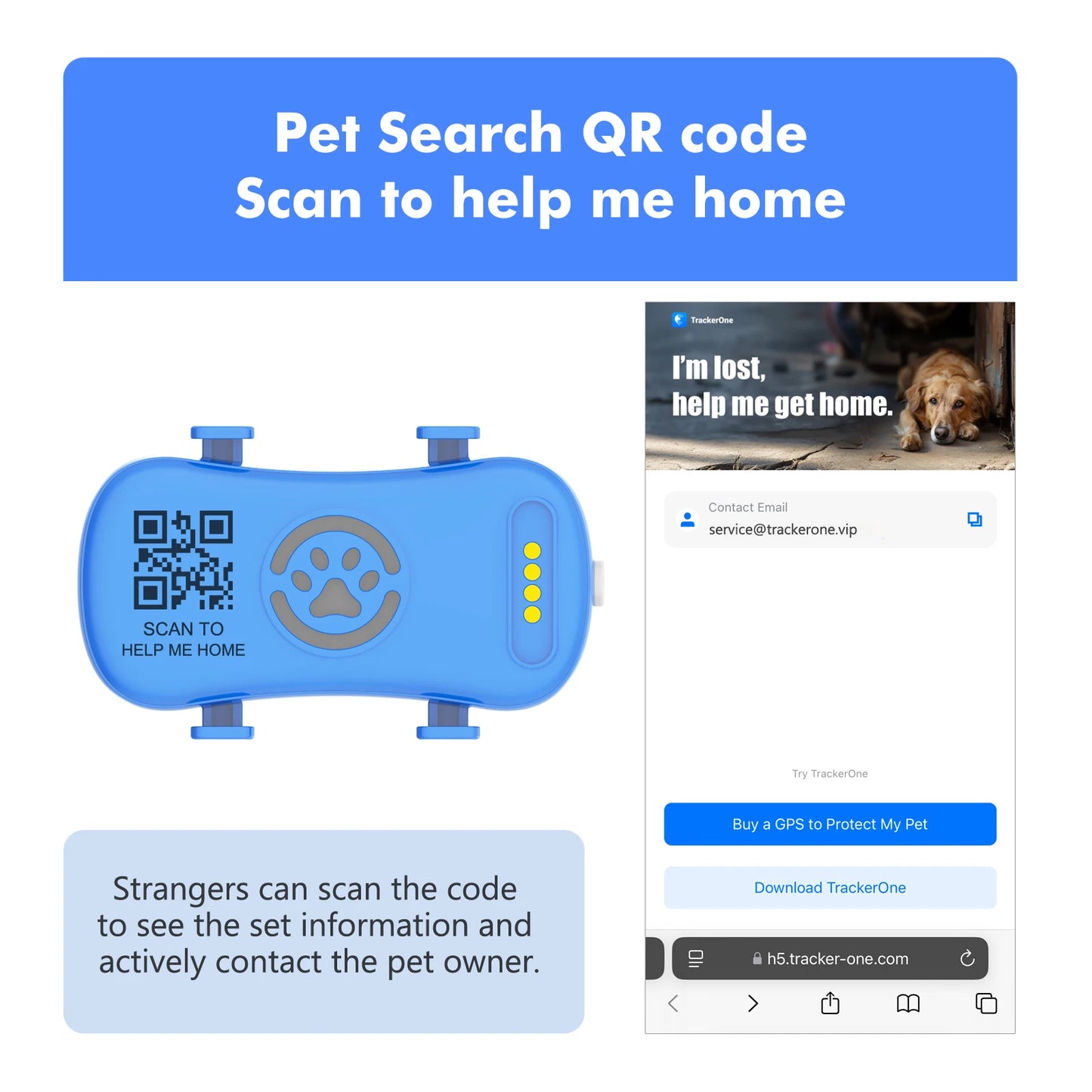 4G Dog Cat GPS Tracker for Pets -