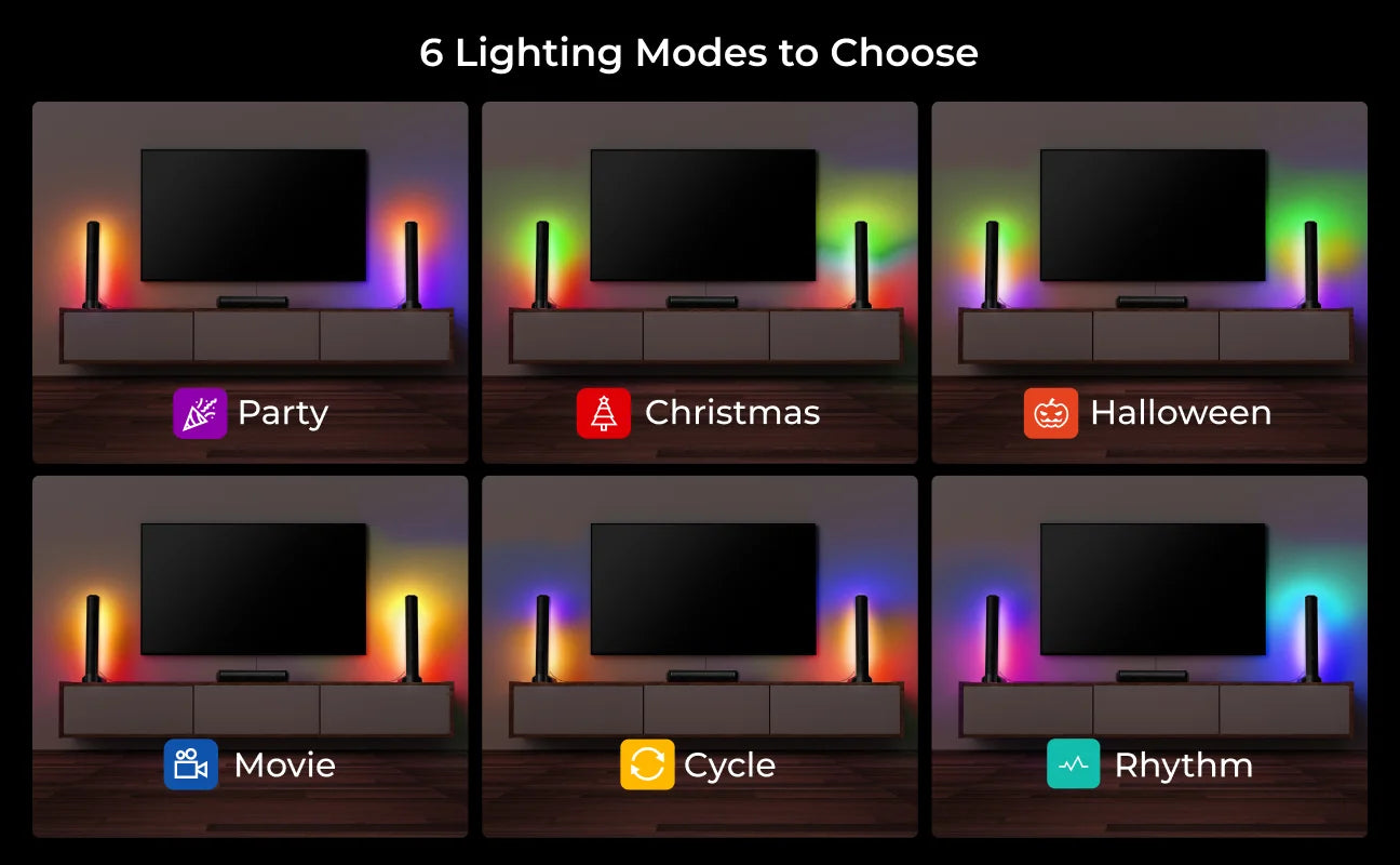 ULTIMEA Apollo S90 9.1ch Dolby Atmos Detachable Soundbar with RGB Light, APP Control, Home Theater Surround System for TV