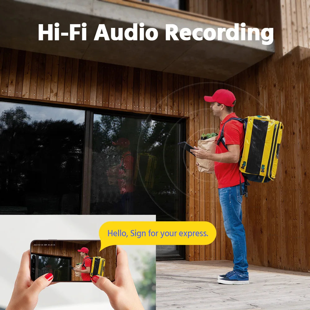 ANNKE 4K Ultra HD POE Video Surveillance System 8CH H.265+ NVR With 4K Security Cameras CCTV Kit Audio Recording 8MP Ip camera