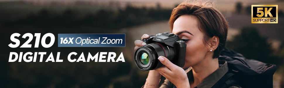 NBD 5K Digital Cameras For Photography, 64MP Vlogging Camera