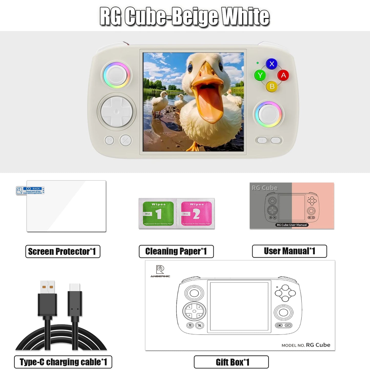 ANBERNIC RG Cube Retro Handheld Game Console