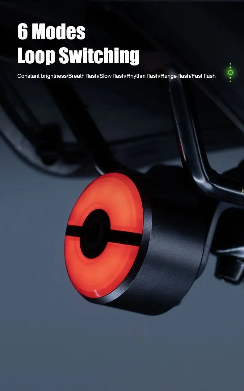 Brake Sensing Bike Taillights IPX6 Waterproof Bicycle Tail Lights Automatic Switch High Brightness Cycling Taillights TYPE-C