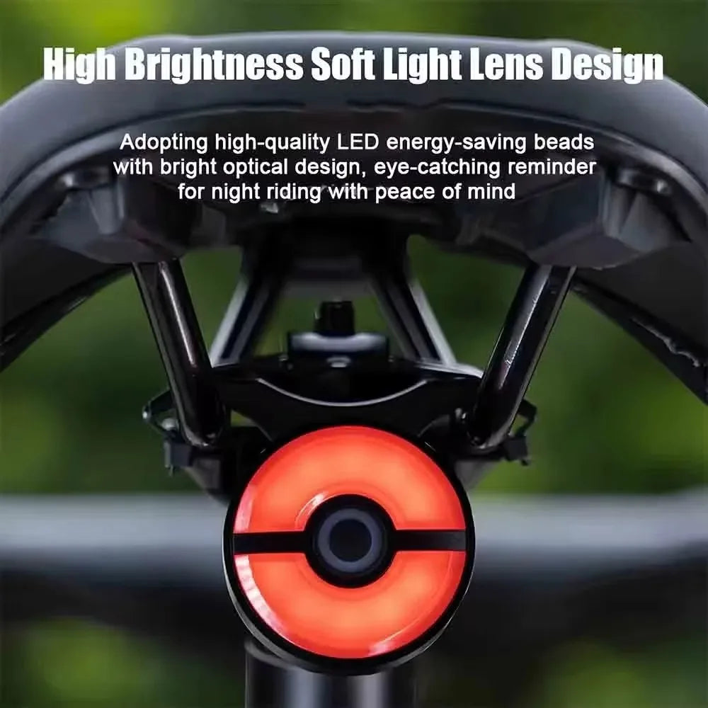 Brake Sensing Bike Taillights IPX6 Waterproof Bicycle Tail Lights Automatic Switch High Brightness Cycling Taillights TYPE-C