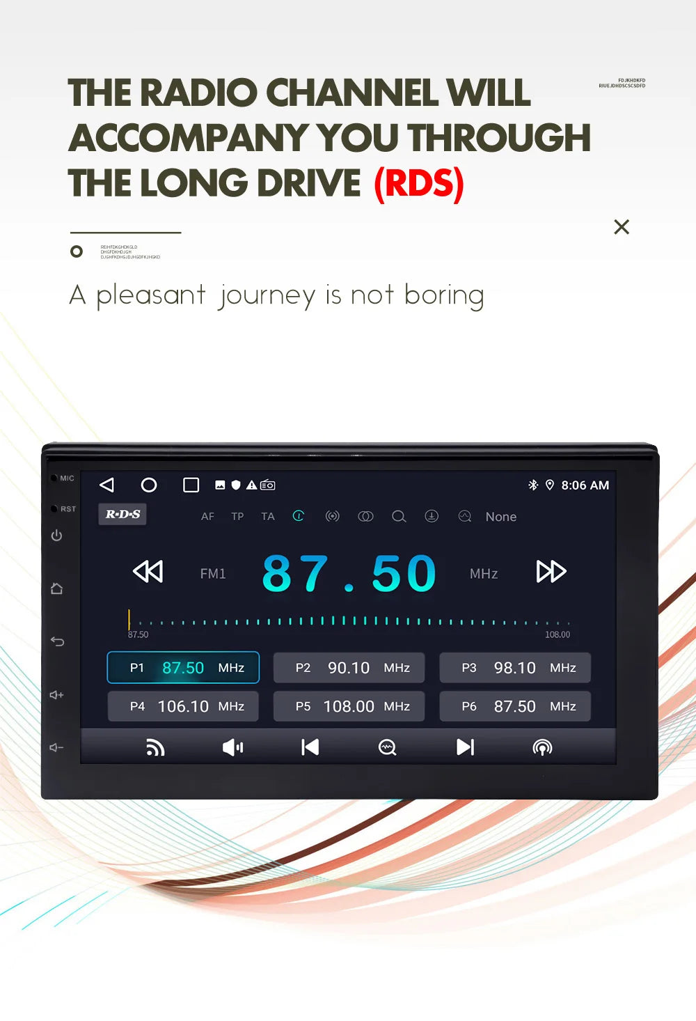 Android Car Radio Carplay  Car Multimedia Video Player GPS