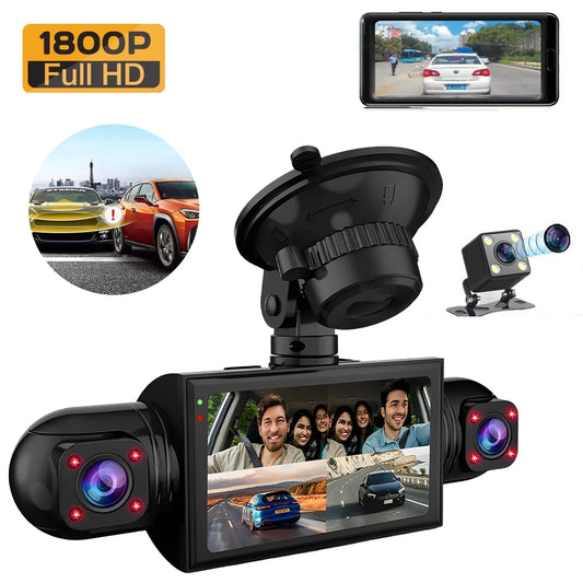 3.0″ IPS 360° Dash Camera HD 1080P