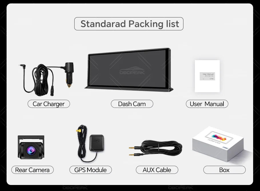 11.3" Android 14 Dash Cam Wireless CarPlay Android