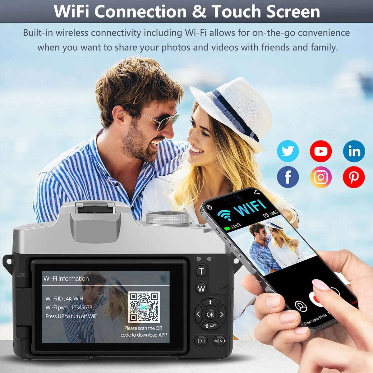 75MP Digital Camera for Photography & Video,