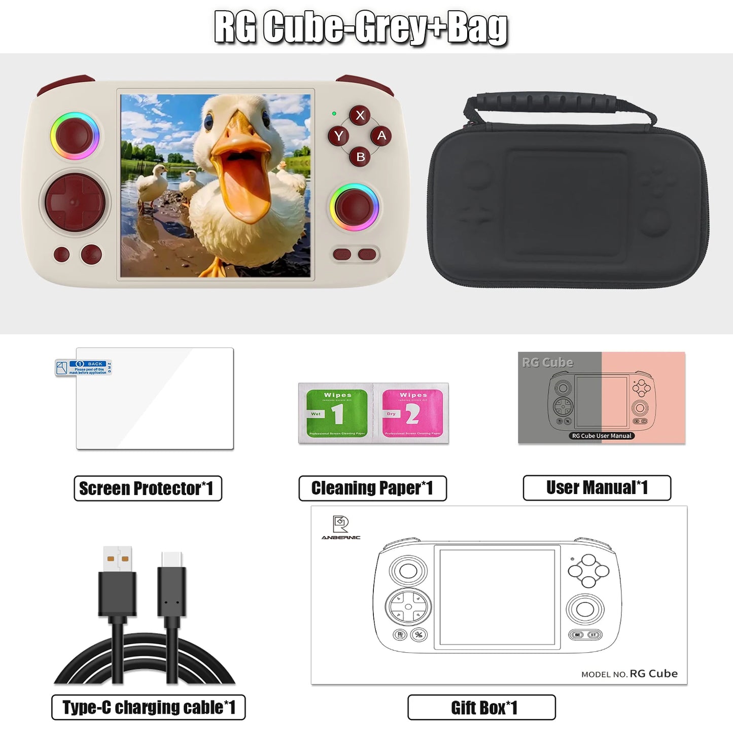 ANBERNIC RG Cube Retro Handheld Game Console