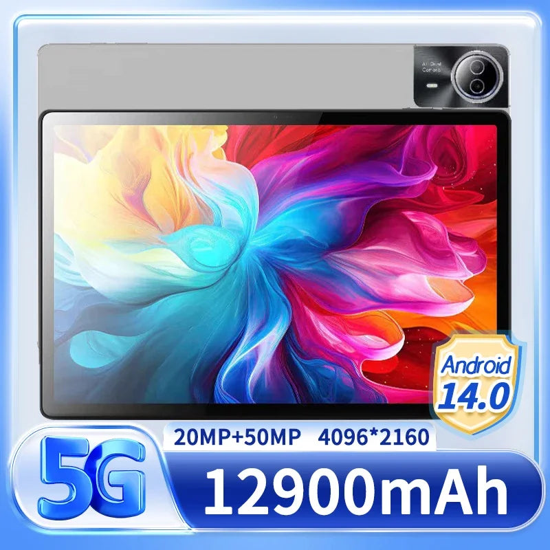 Ultimate 14-inch Android Tablet 2025: 10-Core Processor, 16GB RAM, 1TB ROM, 5G Wi-Fi & Bluetooth