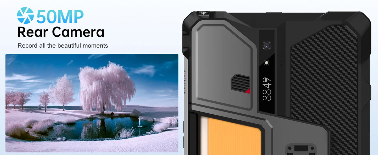 8849 TANK PAD 5G Android14 Unihertz Rugged Projector Tablet 21000mAh 512GB 120Hz 24G Smart Pad 50MP 10.95 inch Phone Tablet 2025