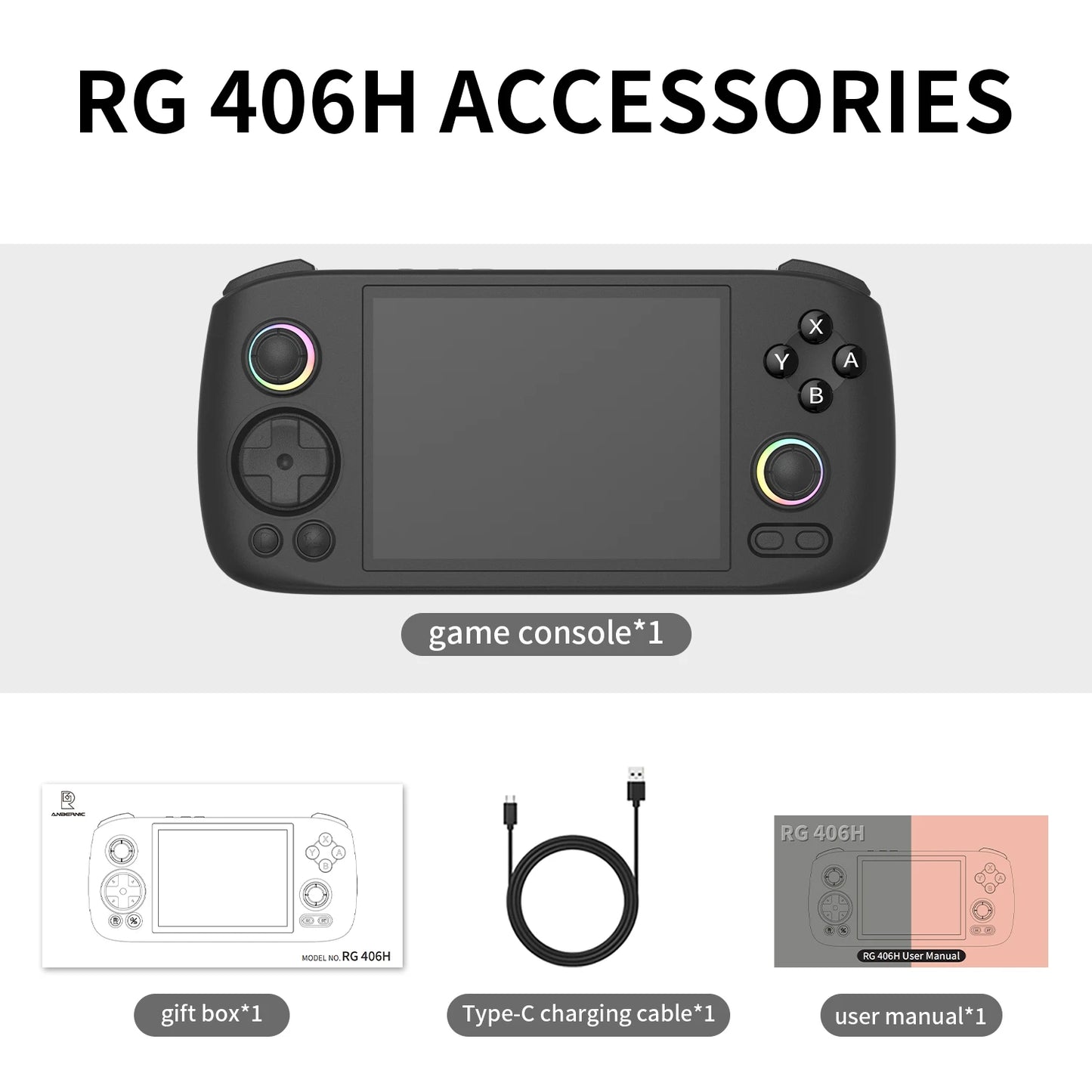 Anbernic RG 406H Retro Handheld Game Console