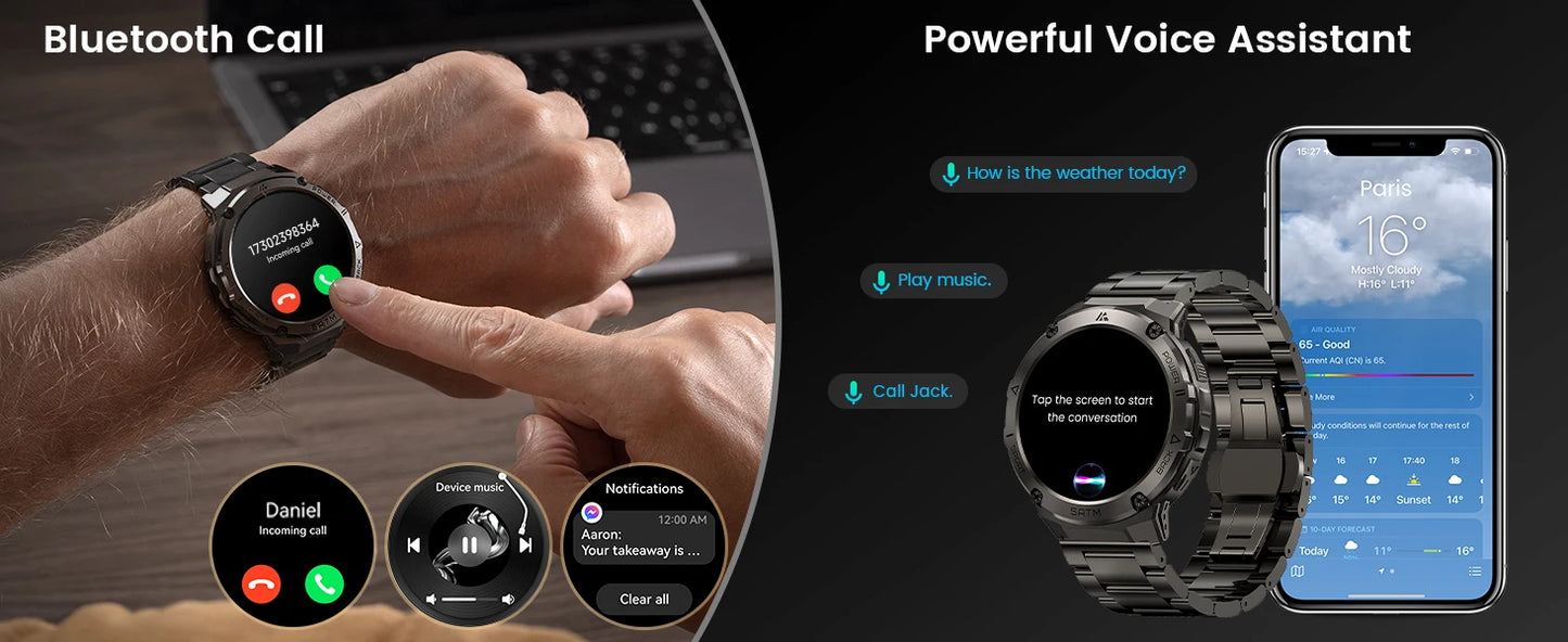 HIDAMEL T3E GPS Smart Watch