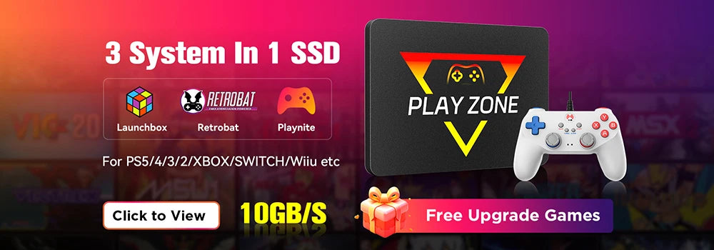 500G Retro Gaming HDD Video Game Console with 38200+Games