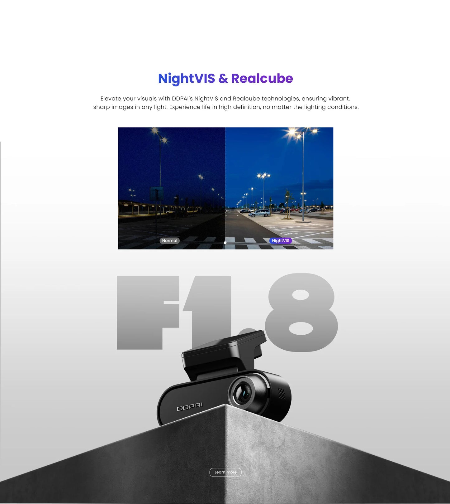 DDPAI Dash Cam N5 Dual Front and Rear 4K Ultra HD Resolution Dash Camera