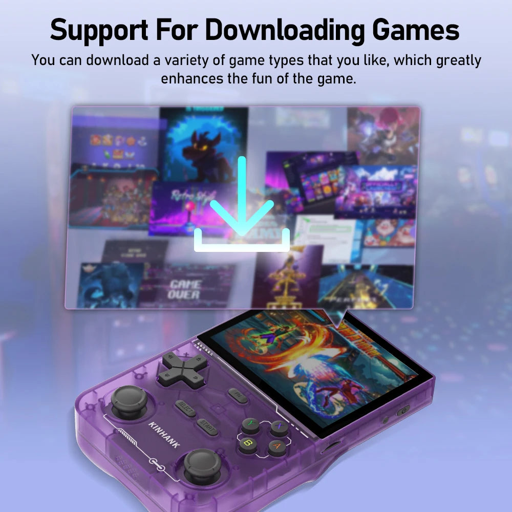 KINHANK Open Source K36 Handheld Game Console 16000 Games Emulator