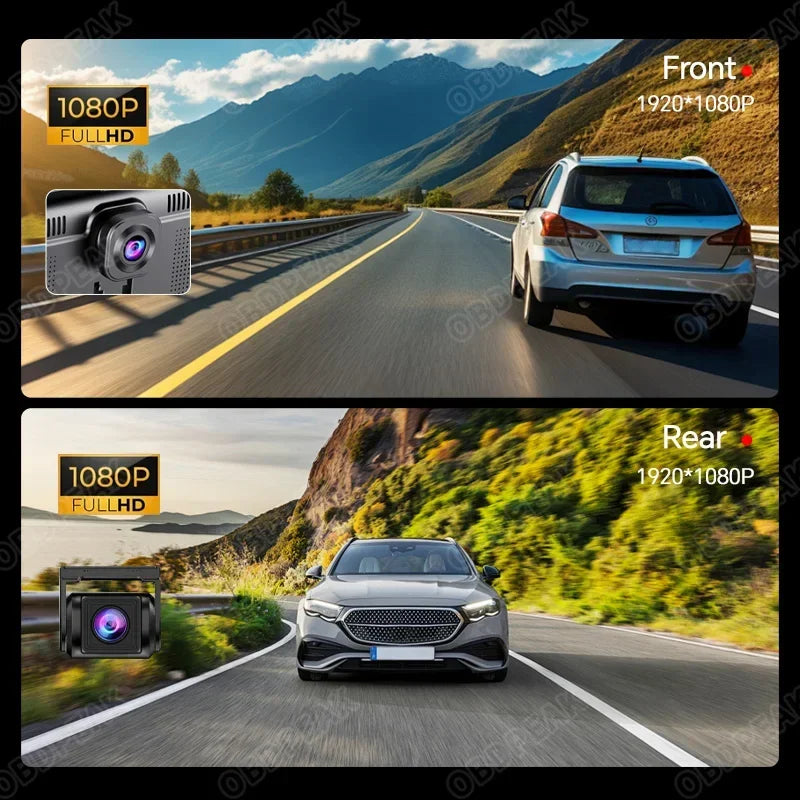 4GB+64GB 11.3 Inch Android 14 Dual Lens Dash cam Camera
