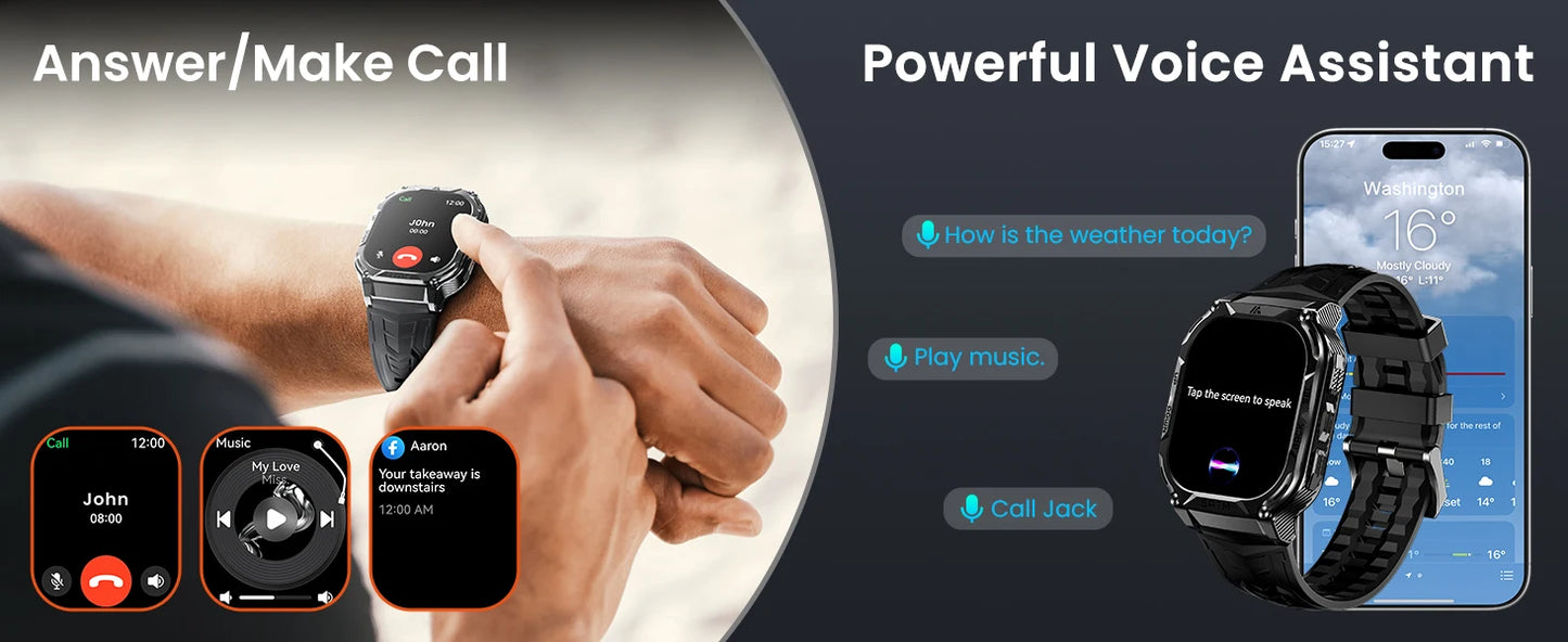 HIDAMEL M3E GPS Smart Watch For Men