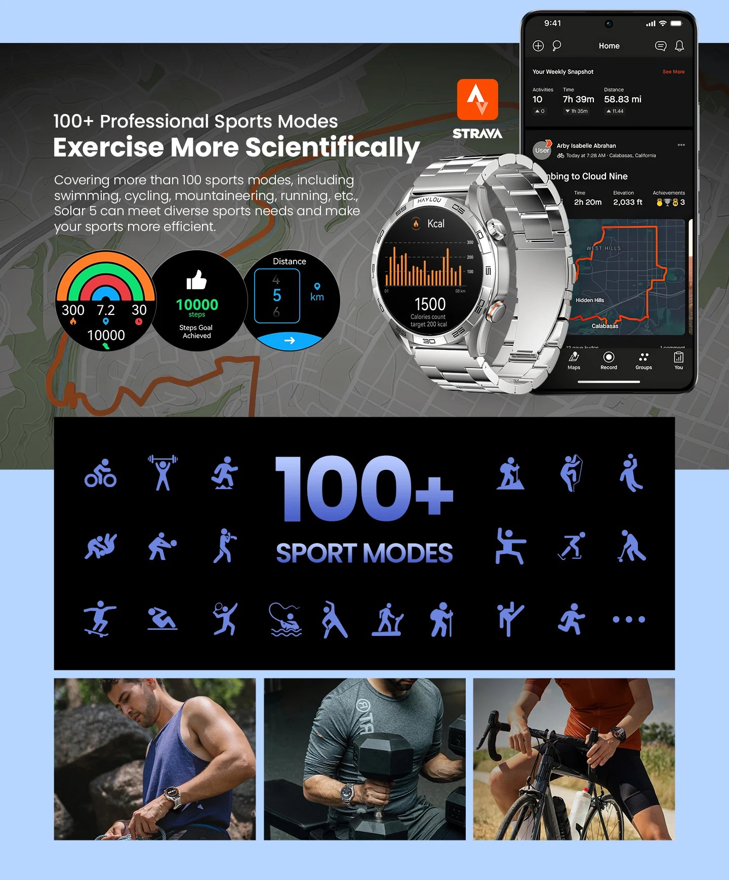 HAYLOU Solar 5 Smartwatchs Sports Smartwatch for Men