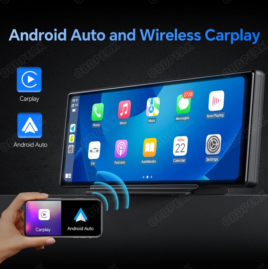 OBDPEAK T30 10.26“ Android 13  Ai Screen Carplay Android  Mirror Camera