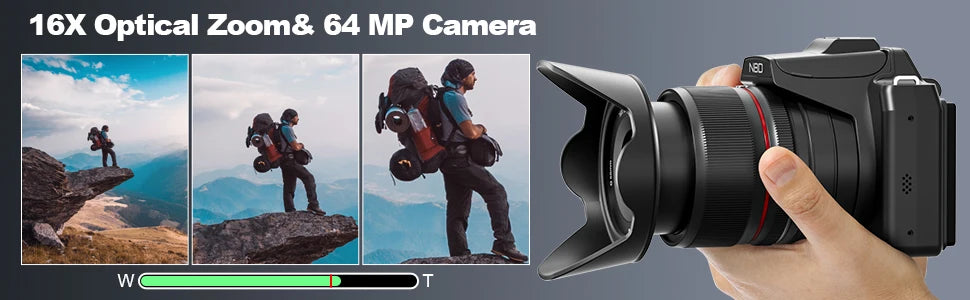 NBD 5K Digital Cameras For Photography, 64MP Vlogging Camera
