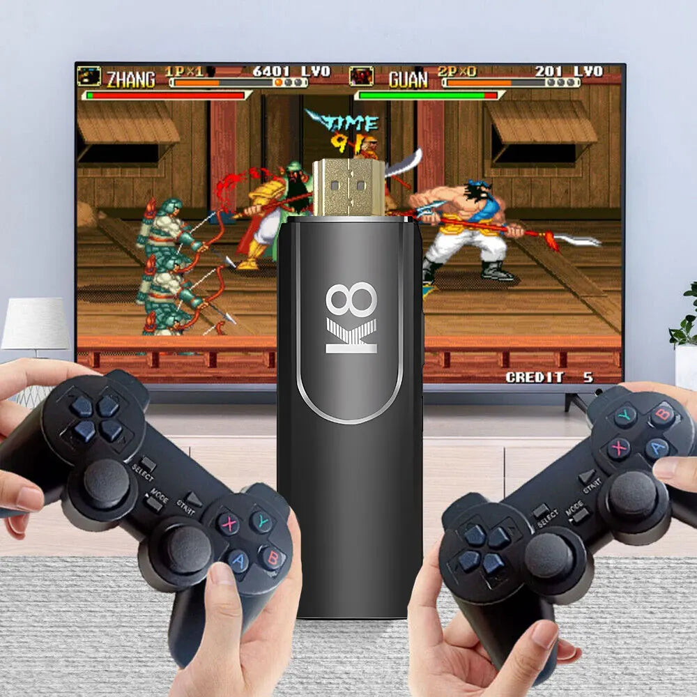 4K HD K8 Gamepad 64G Retro Video Game Console 40000+ Game