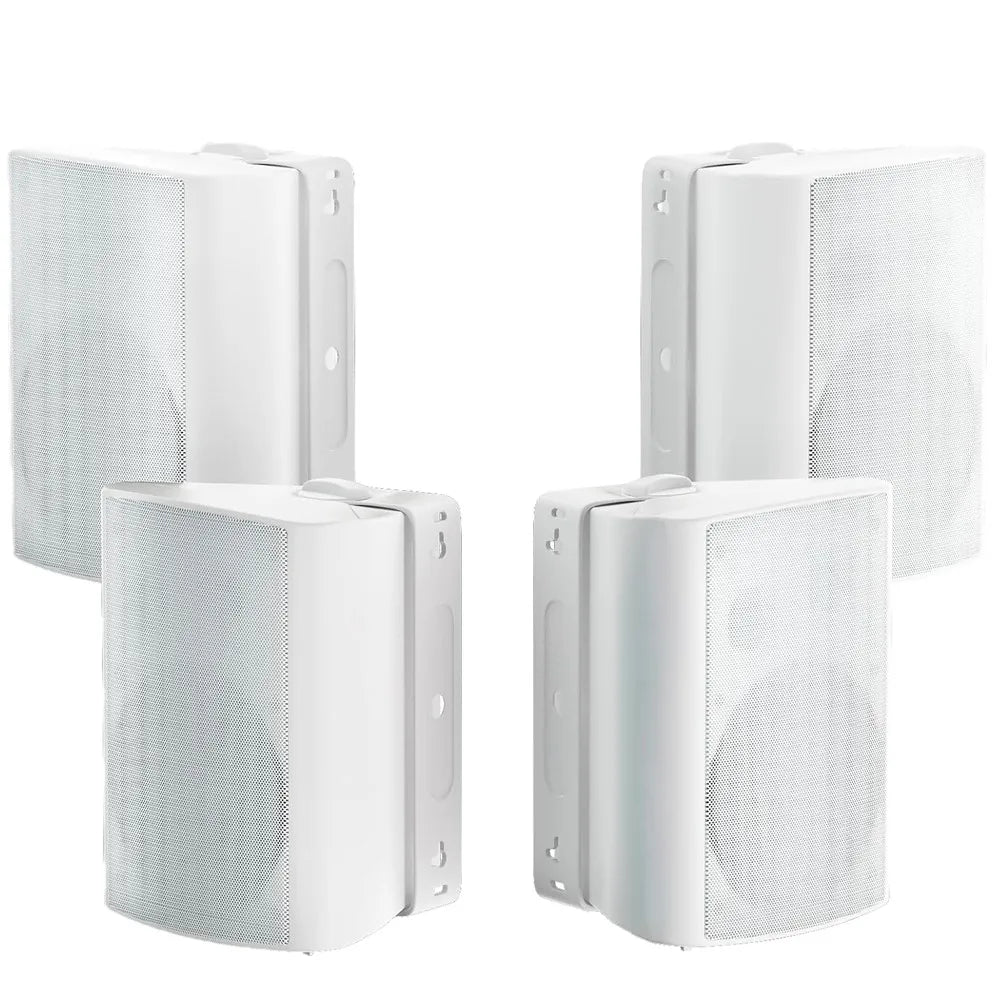 Herdio 800W 6.5 Inch Outdoor Waterproof Bluetooth Speakers HD Digital Stereo Effect Wall Mounted Sound System For Patio 2 Pairs