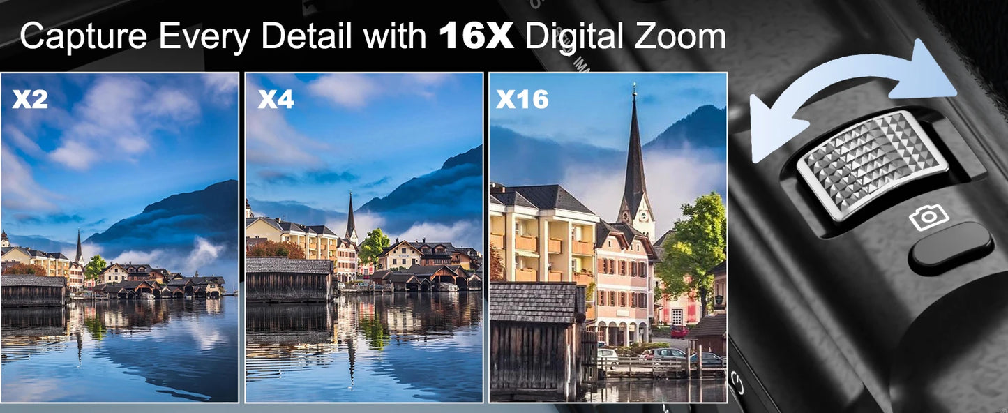 NBD 4K HD&48MP Camcorder Video Camera Video Recorder