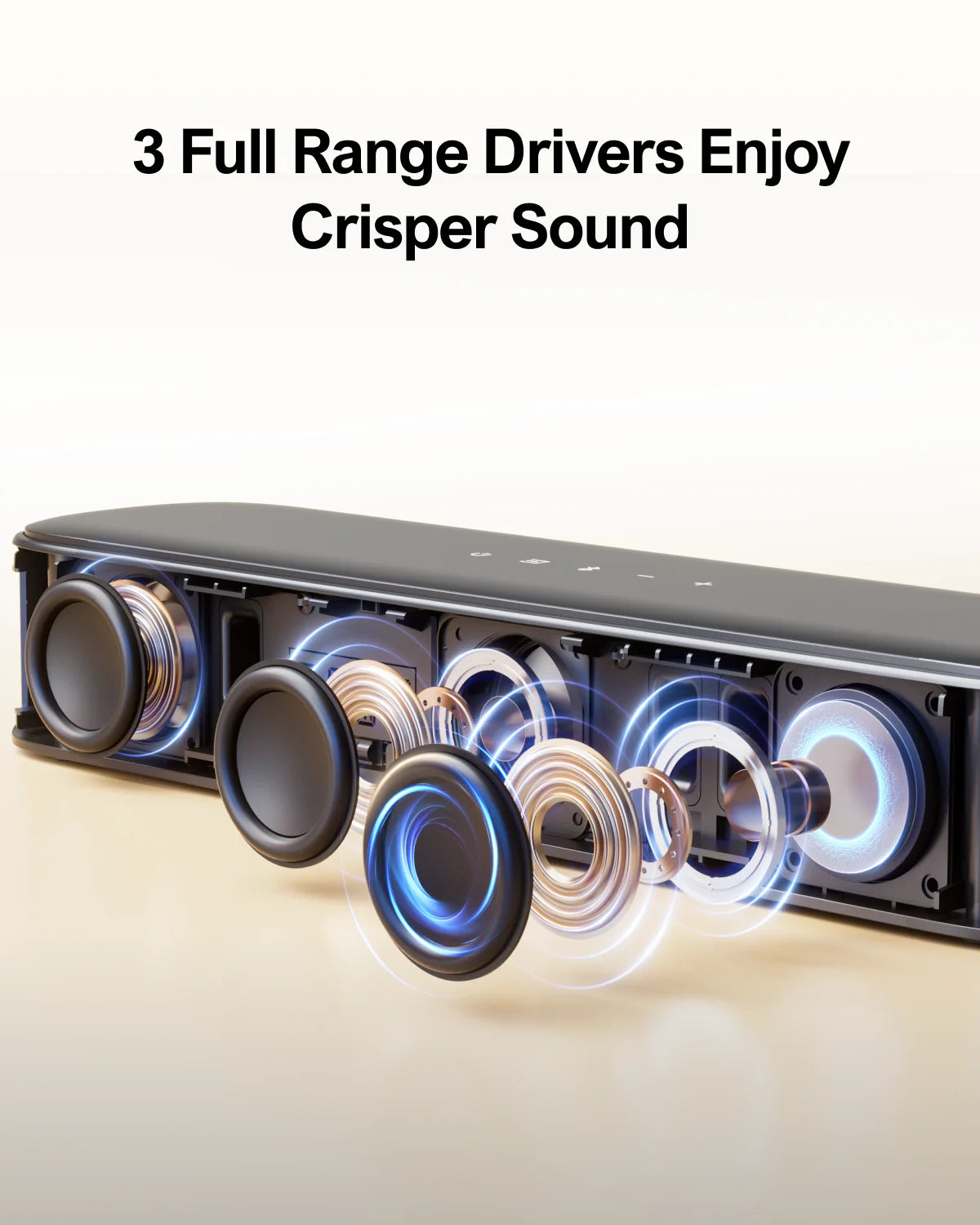 ULTIMEA 250W 5.1 Soundbar for TV, Home Theater Virtual Surround Sound System with App Control, Subwoofer & 2 Surround Speakers