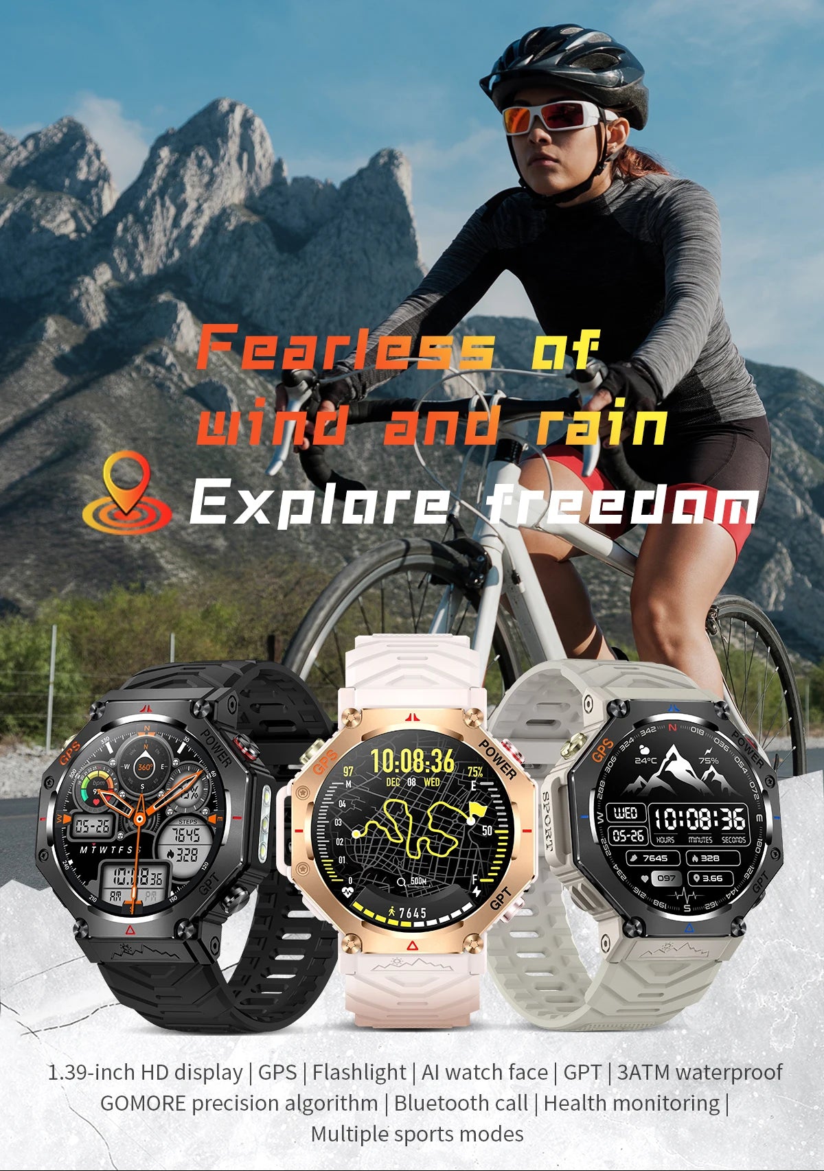 Military Smart Watch T-Rex 3