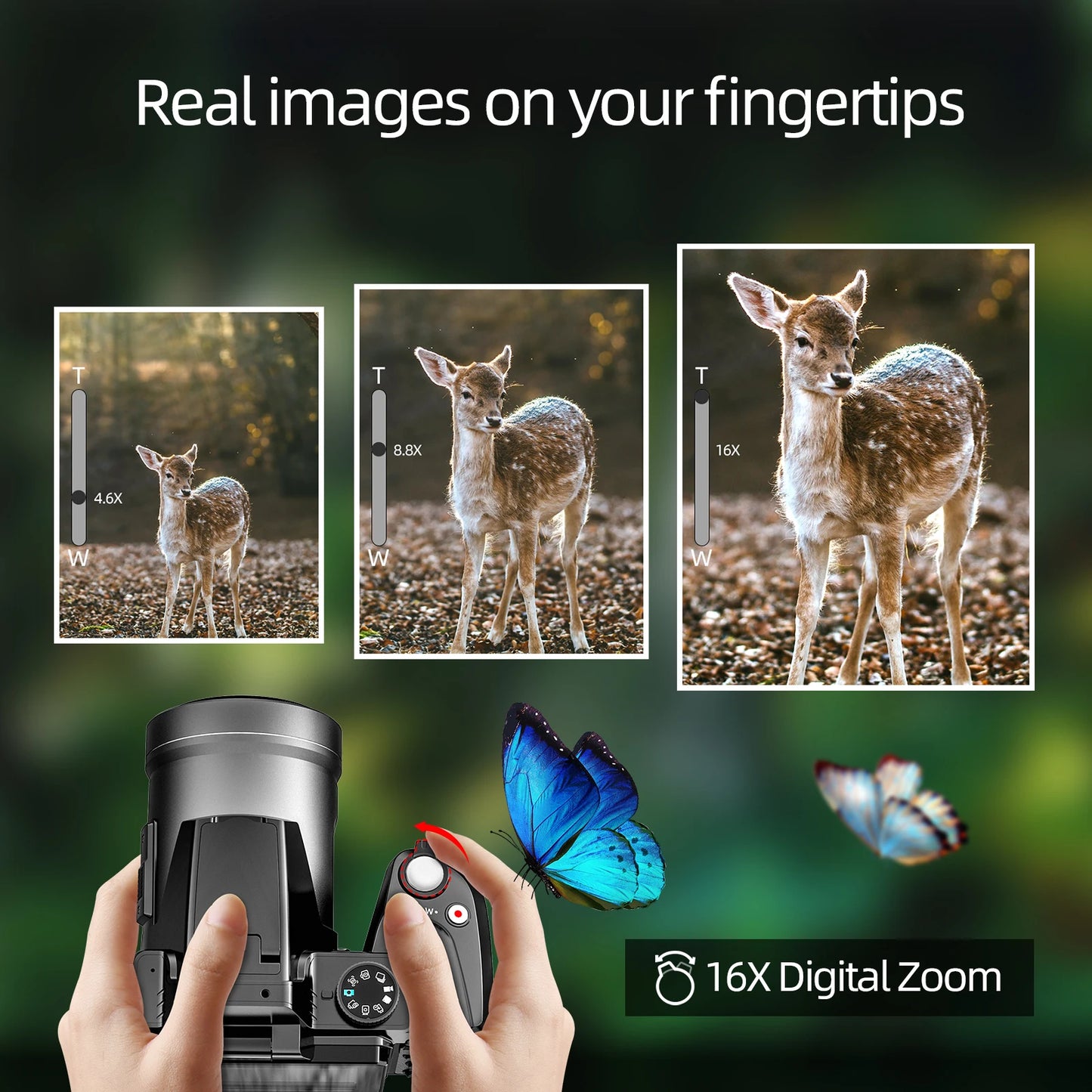 Digital Camera 4K 64MP  beginners easy to learn and operate camera